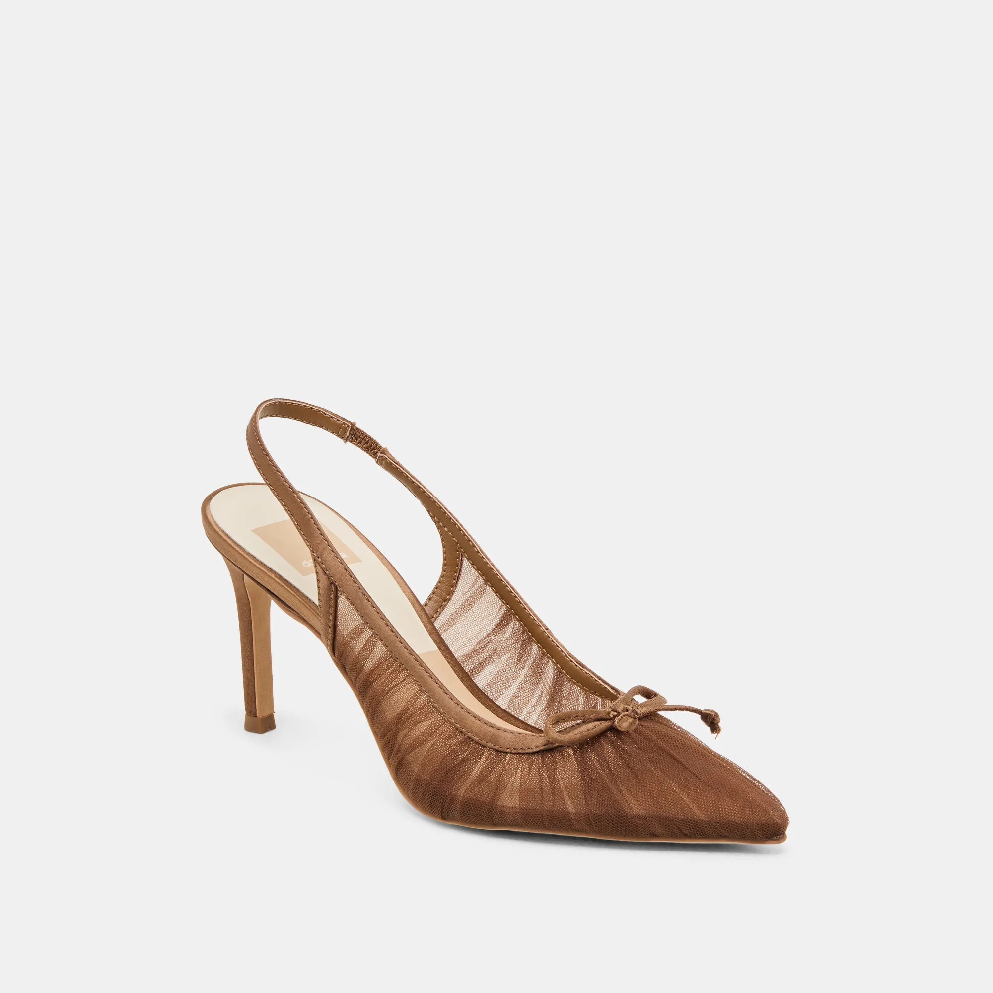Support Zone YELA HEELS MID BROWN TULLE