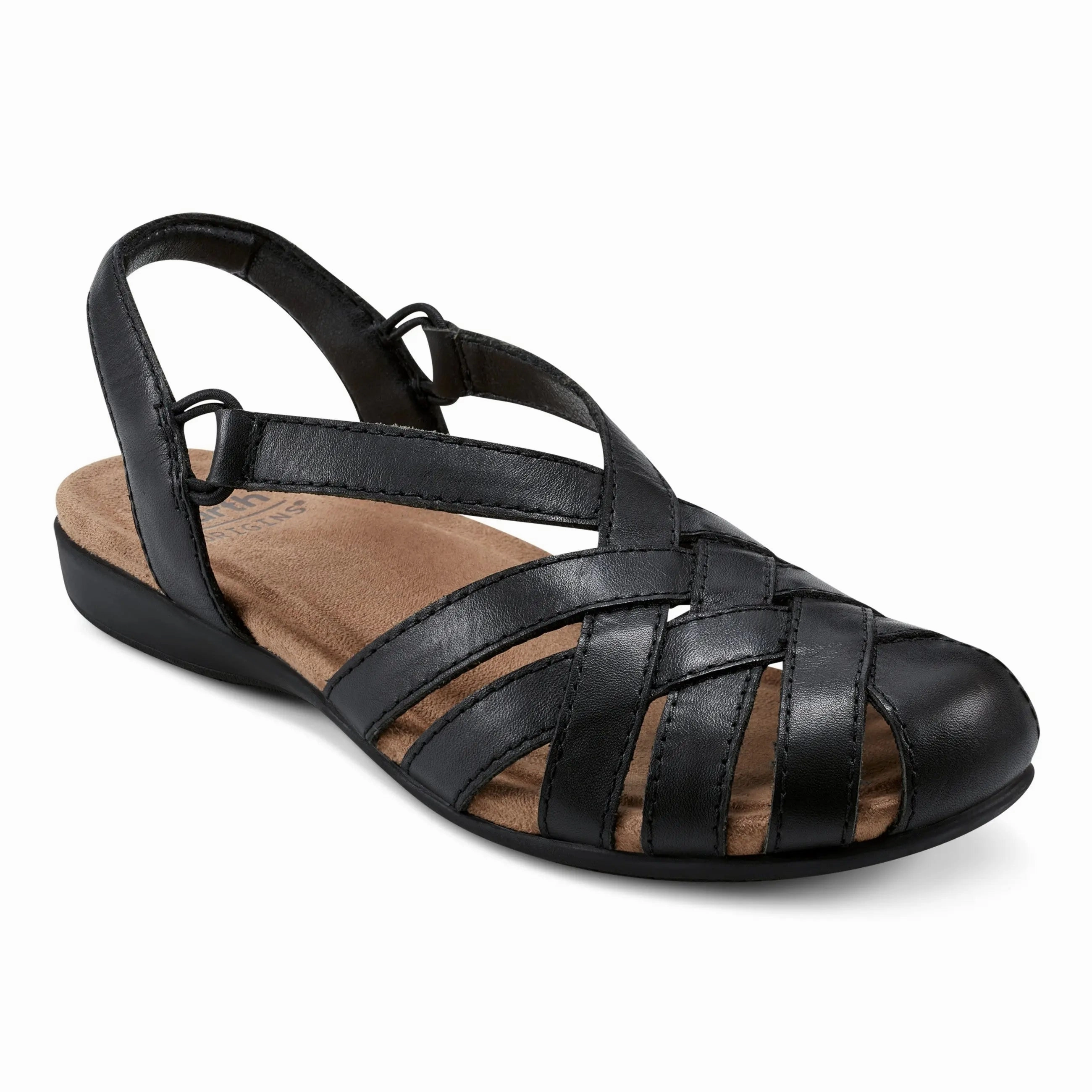 Berri Woven Casual Round Toe Slip-on Sandals Marina Step Sleek Construction