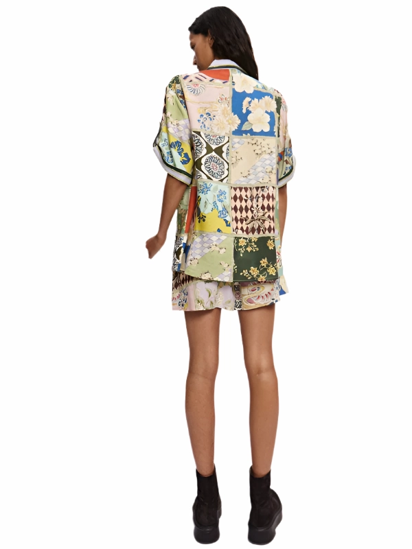 Bianca Short in Multi Durable Waistband Modern Fit