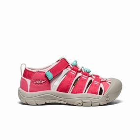 Adjustable Sole Big Kids' Newport H2  |  Raspberry/Giggle Pink