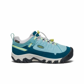 Big Kids' Targhee IV Waterproof Hiking Shoe  |  Reef Waters/Daiquiri Green All-day shock absorption
