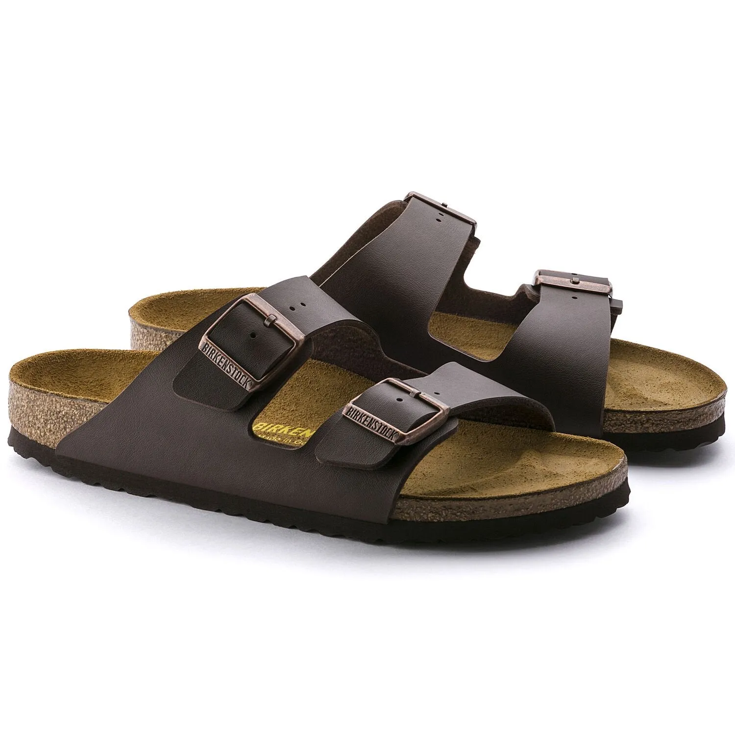 Low Profile Sole Birkenstock Arizona Brown Birko-Flor