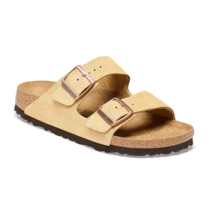 Birkenstock Arizona Narrow Slide Sandal (Women) - Latte Cream Suede International Event