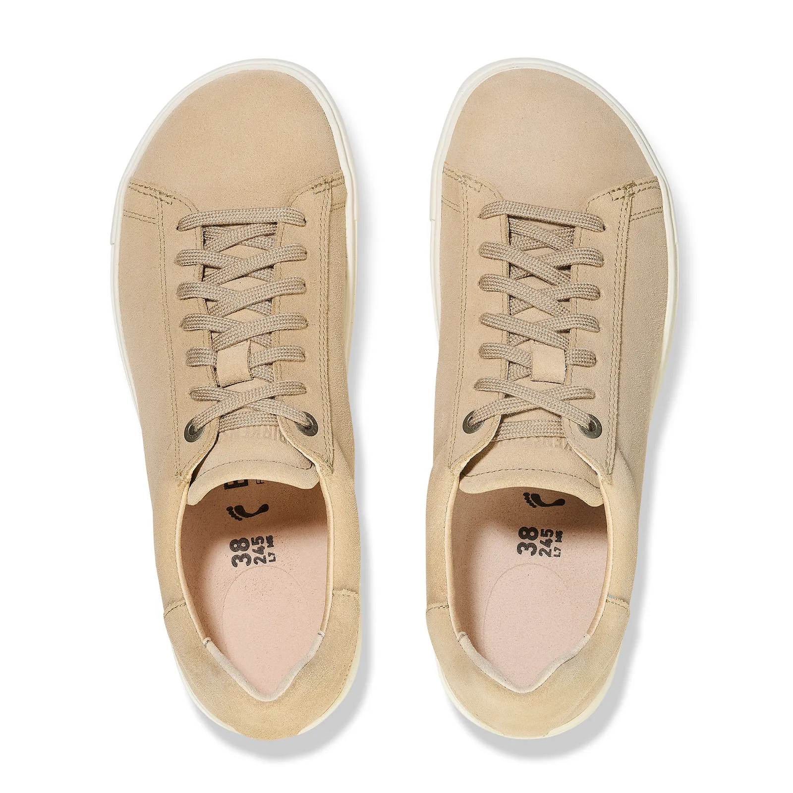 Birkenstock Bend Narrow Sneaker (Women) - Sandcastle Suede Look Good Winner Step