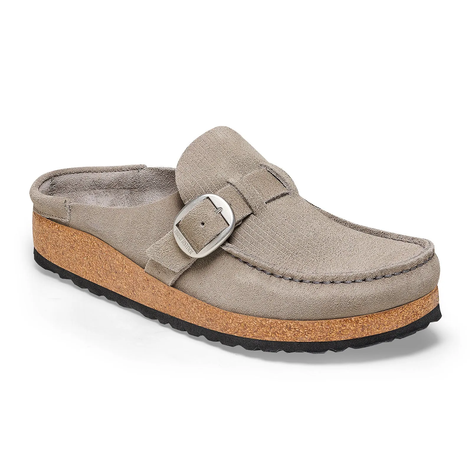 Birkenstock Buckley Narrow Clog (Women) - Corduroy Stone Coin Euro Edge Everyday Presence