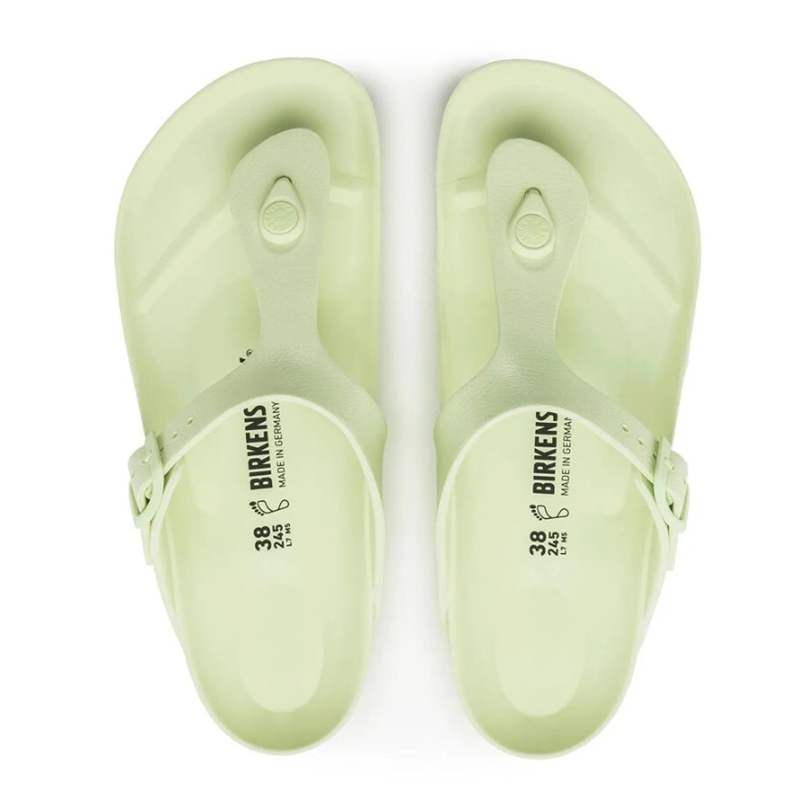 Birkenstock Gizeh EVA Sandal (Women) - Faded Lime Form Follows Fit Smart Shoes