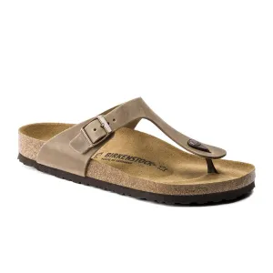 Birkenstock Gizeh Sandal (Women) - Tobacco Oiled Leather Smooth Finish Business Mood
