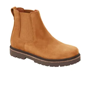 Burnished Leather Birkenstock Highwood Chelsea Boot (Men) - Mink Suede