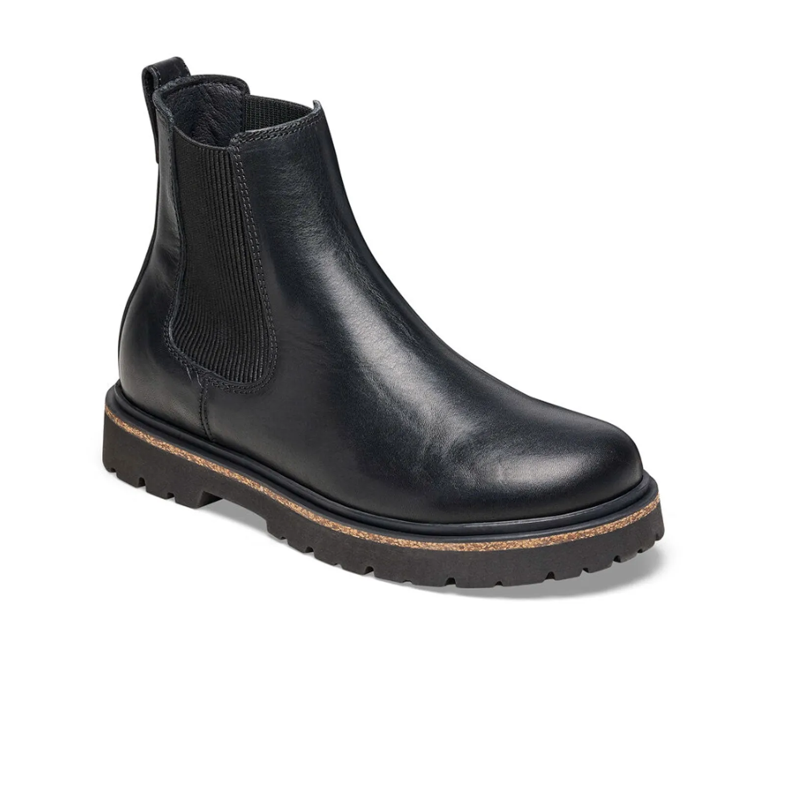 Birkenstock Highwood Chelsea Boot (Women) - Black Leather Quiet Workspace