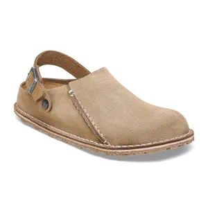 Birkenstock Lutry Narrow Slipper (Women) - Gray Taupe Suede High Quality Material