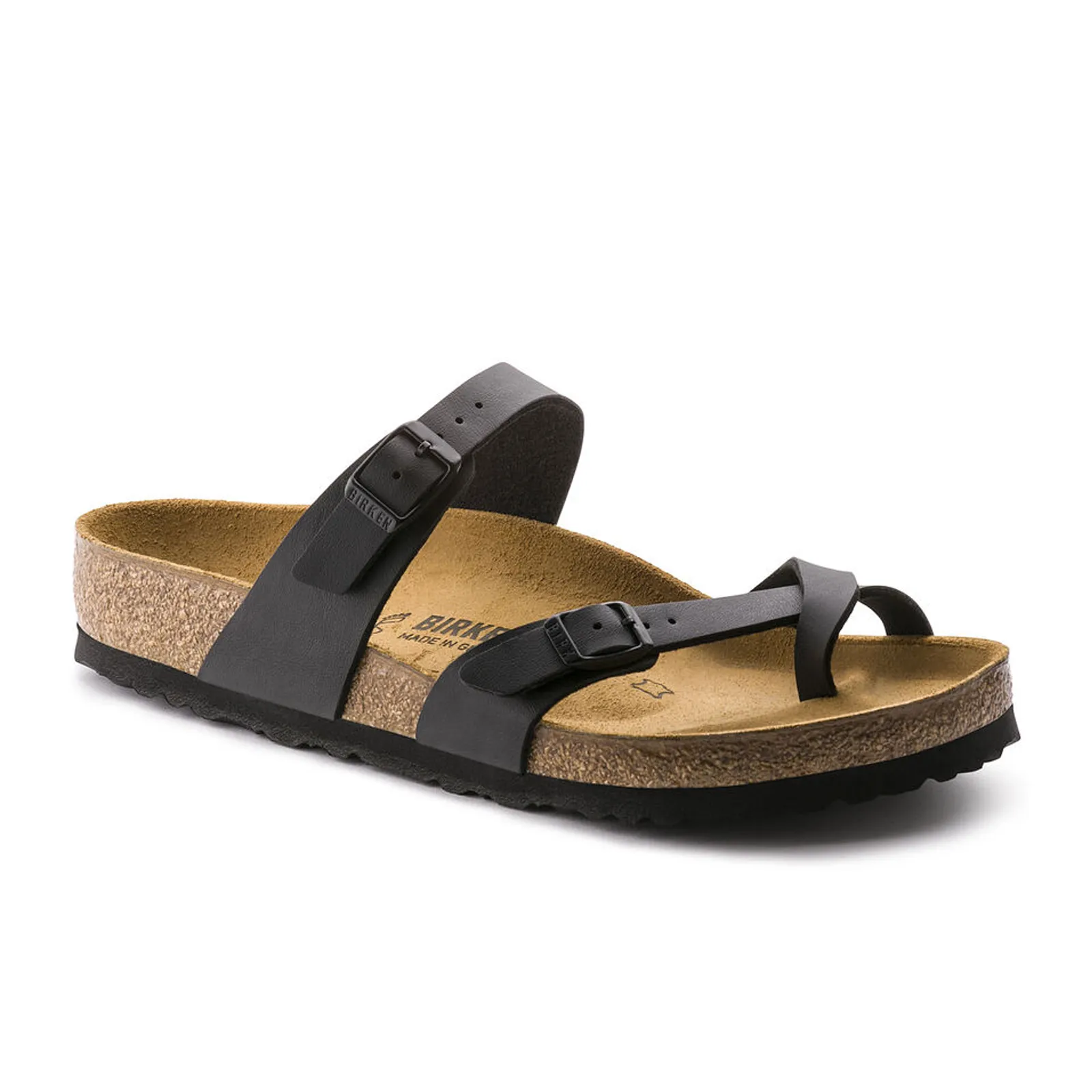 Fine Work Birkenstock Mayari Sandal (Women) - Black Birko-Flor