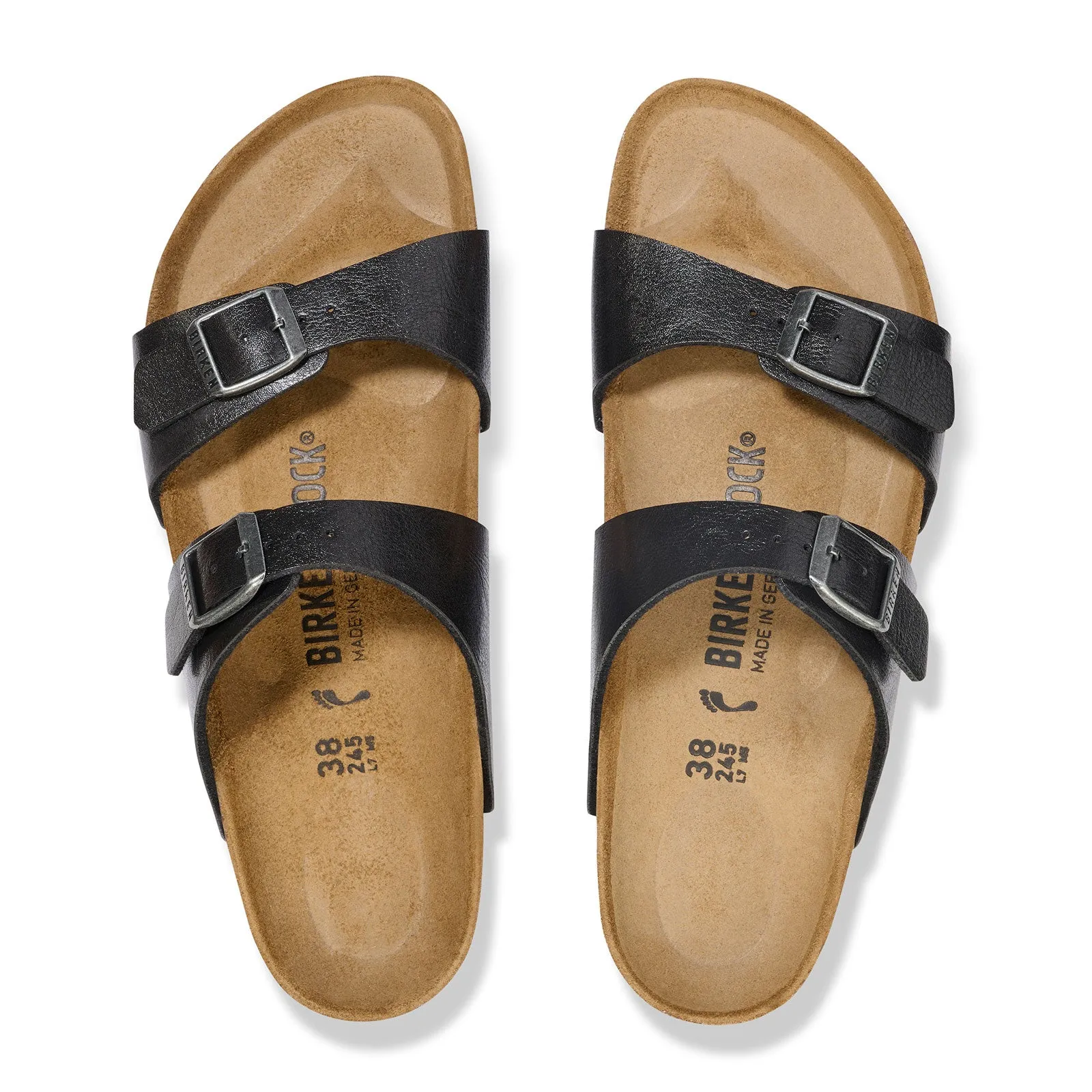 Gloss Tip Birkenstock Sydney Slide Sandal (Women) - Graceful Licorice Birko-Flor