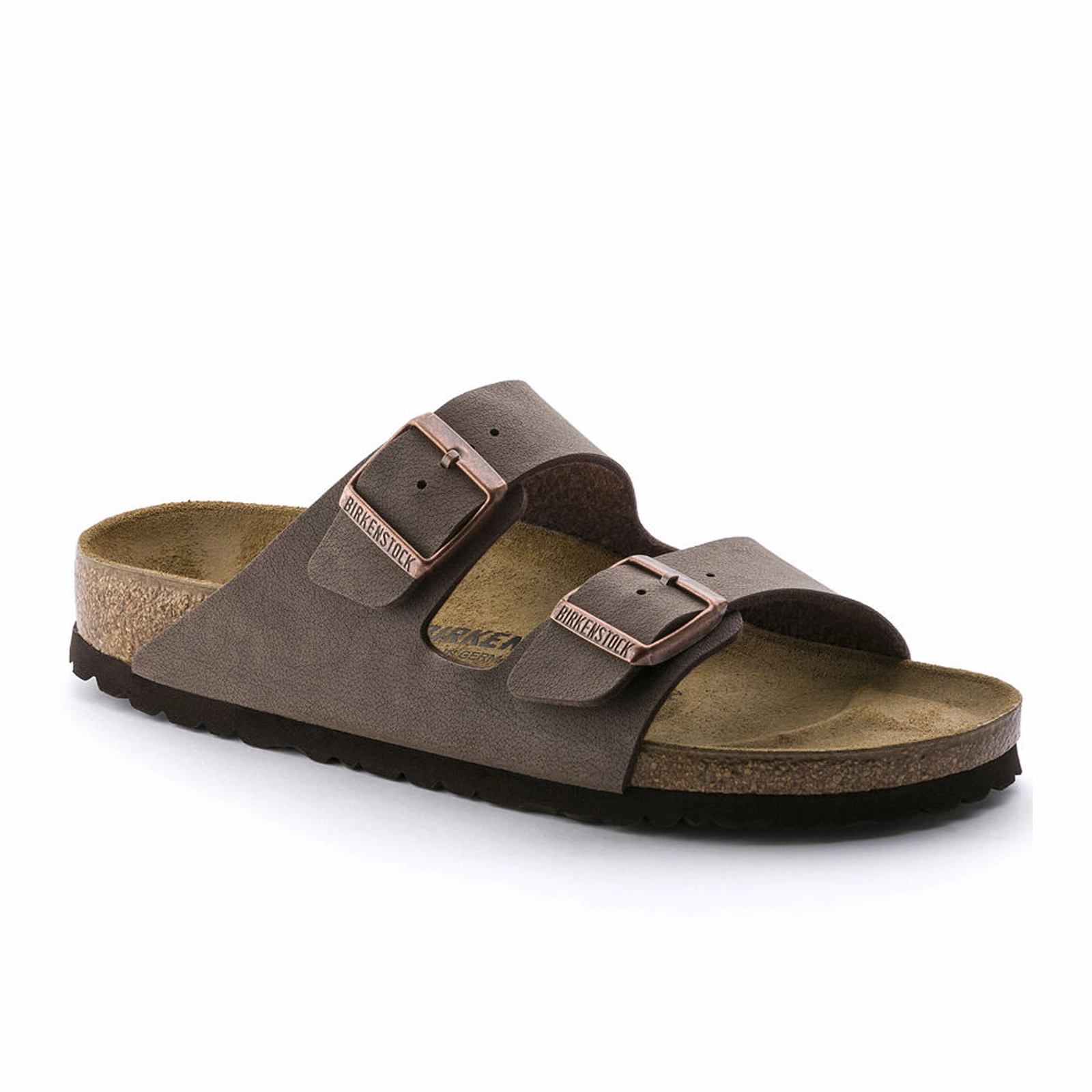 Birkenstock Arizona Narrow Slide Sandal (Unisex) - Mocha Birkibuc Weekend Formal