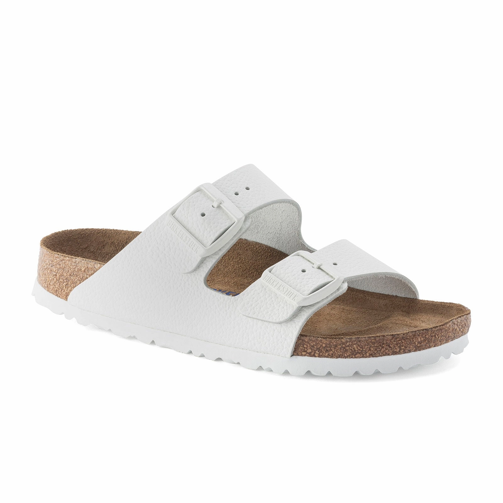 Focused Day Birkenstock Arizona Slide Sandal (Unisex) - White Leather