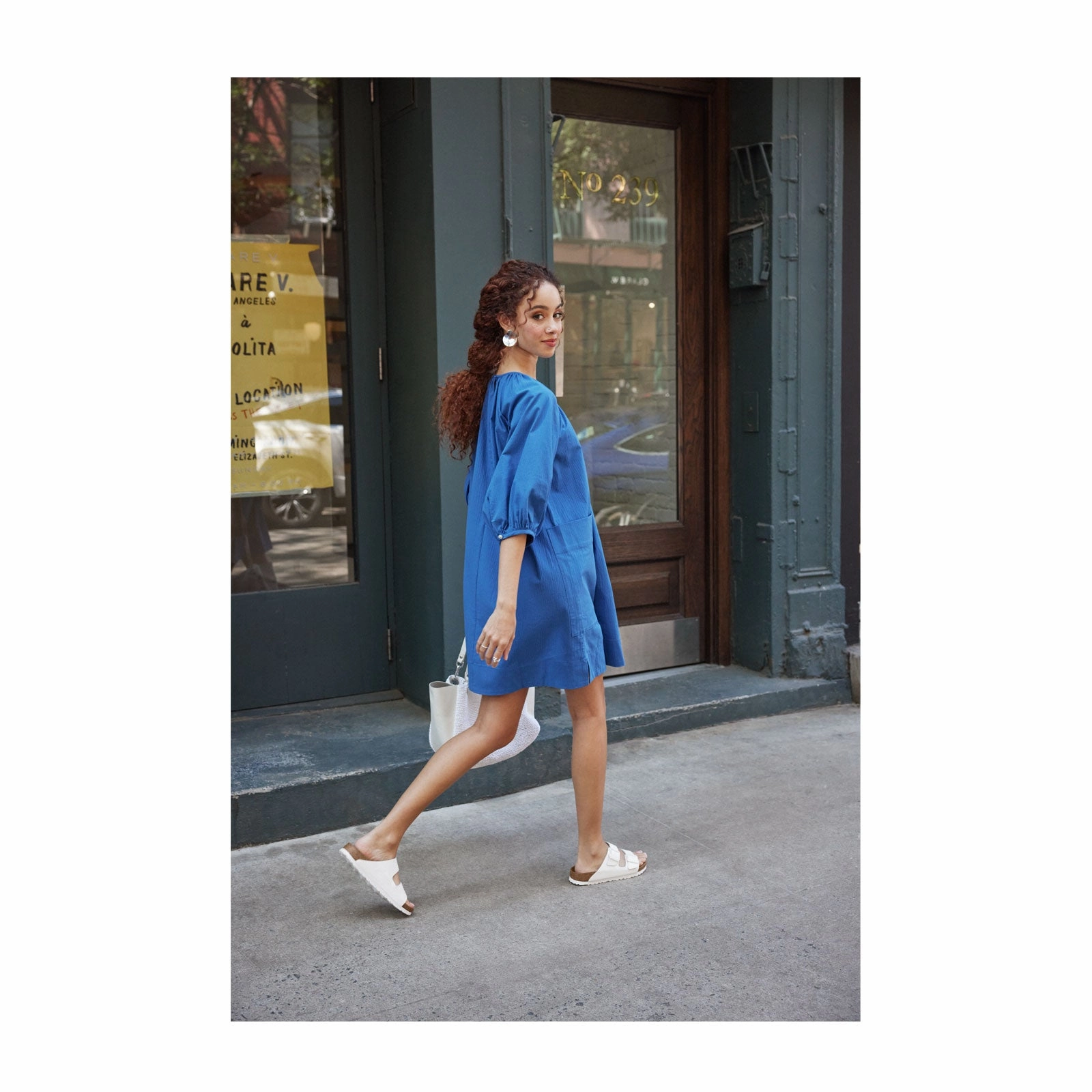 Birkenstock Arizona Slide Sandal (Unisex) - White Leather Custom made