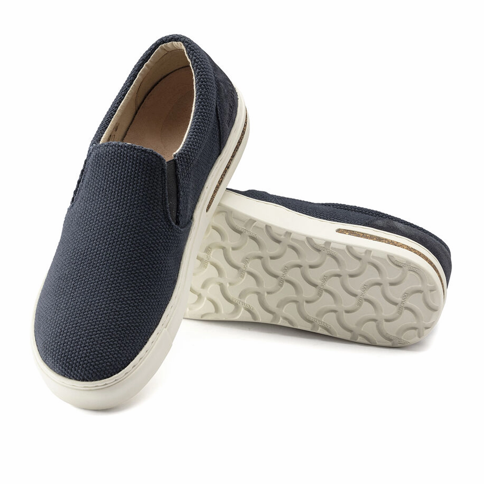 Birkenstock Oswego Slip On Sneaker (Women) - Midnight Canvas Simple Statement