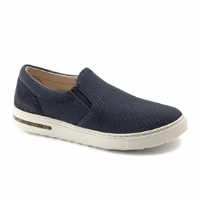 Retro Style Bespoke Edge Birkenstock Oswego Slip On Sneaker (Women) - Midnight Canvas