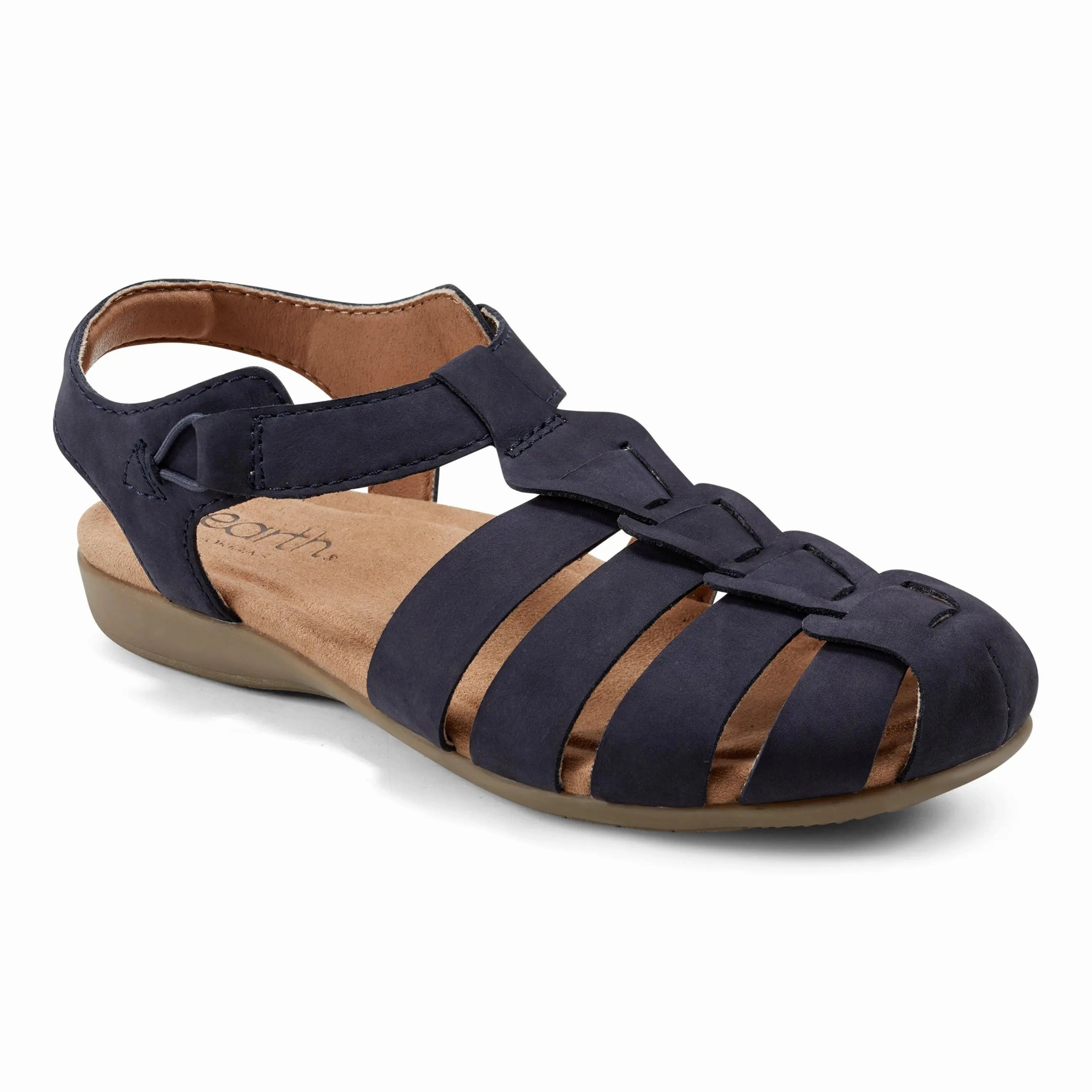 Blake Woven Casual Round Toe Slip-On Sandals Comfort footbed