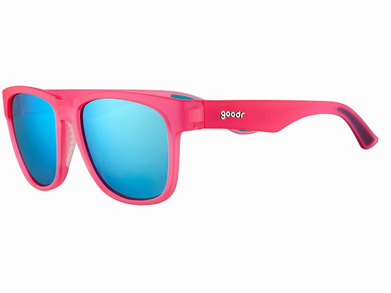 Goodr BFG Do You Even Pistol, Flamingo SustainableProduction Tale Core