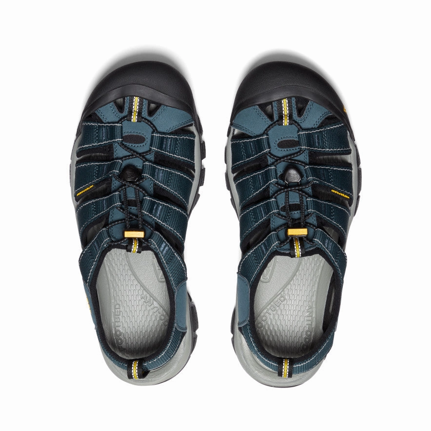 Adjustable Strap Men's Newport H2 Sandal Wide | Navy/Medium Grey