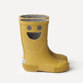 Beach Ready Wardrobe Staple BOXBO Kids Moutarde Wistiti Rain Boots