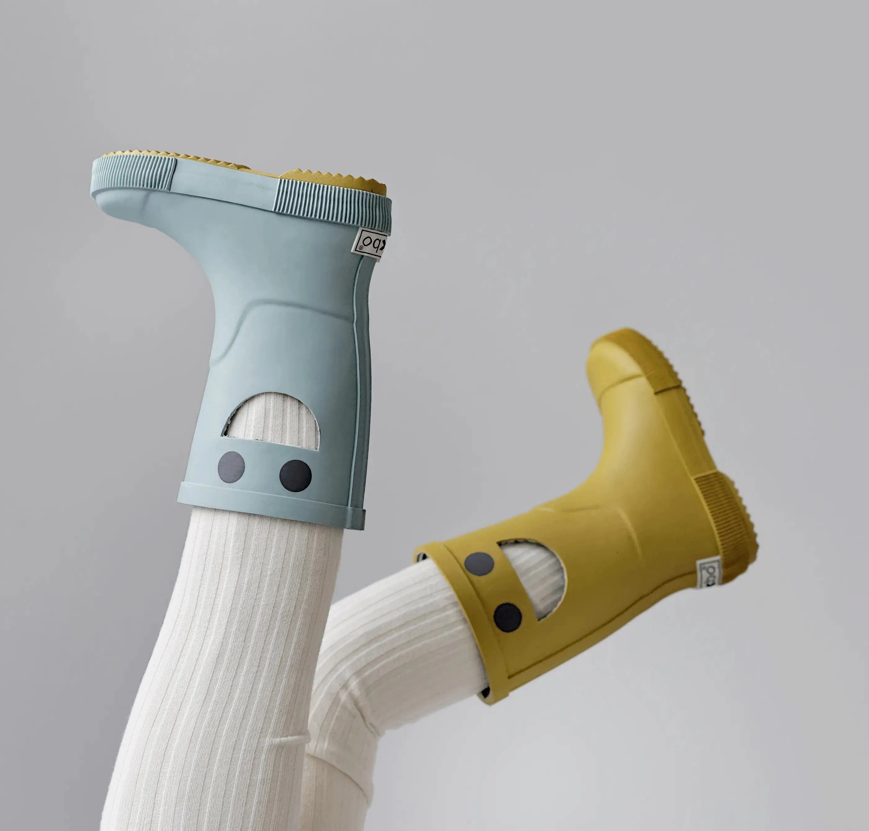 BOXBO Kids Moutarde Wistiti Rain Boots Comfortable Vacation Shoes