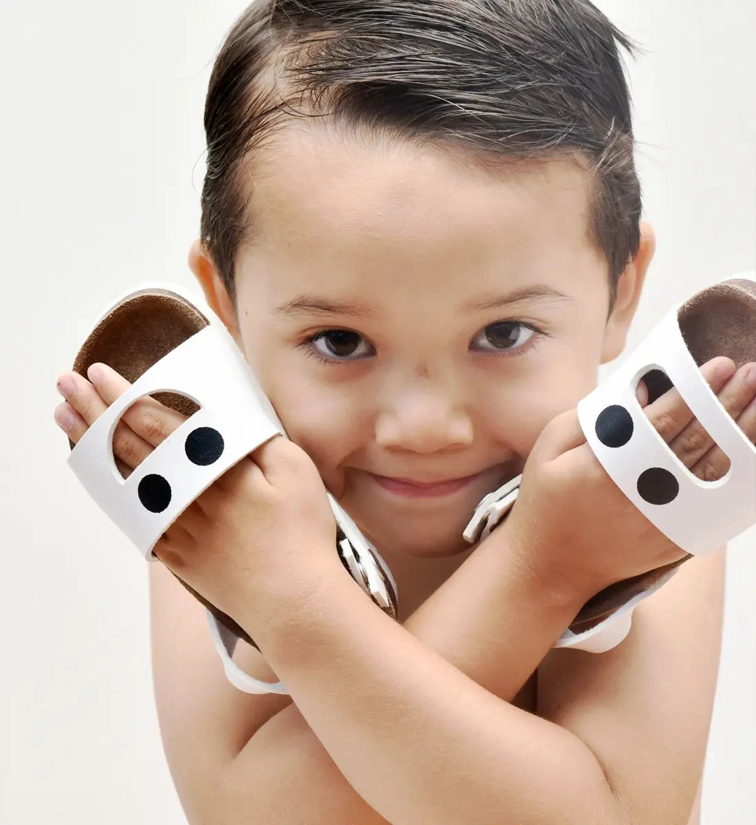 BOXBO Kids Wistiti Flip Flop Cork Sandals in White - 12/J2.5 Everyday Favorite Active Steps