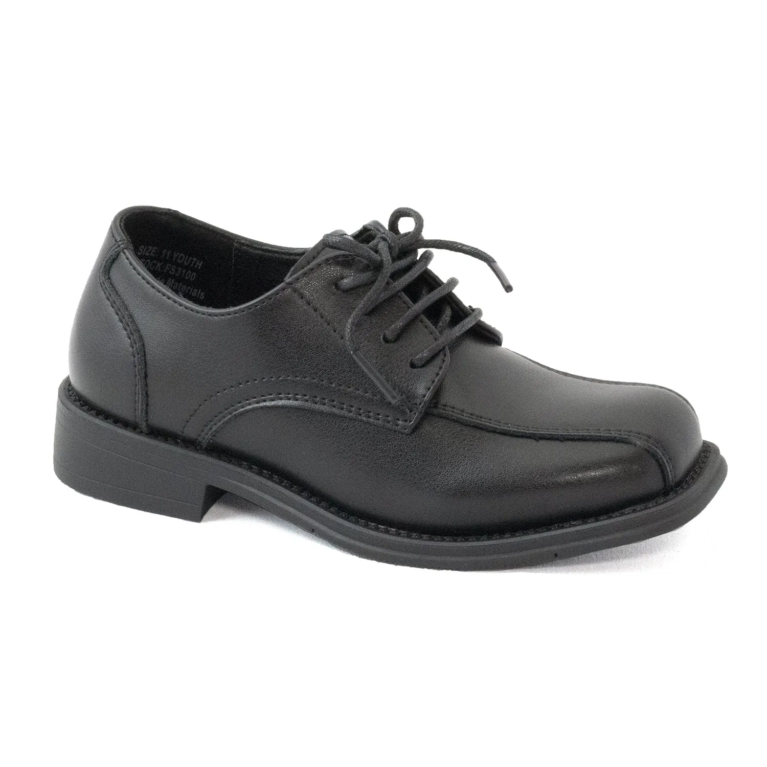 Boy' Statements Black Tie Dress Shoe FS3100 least breathable