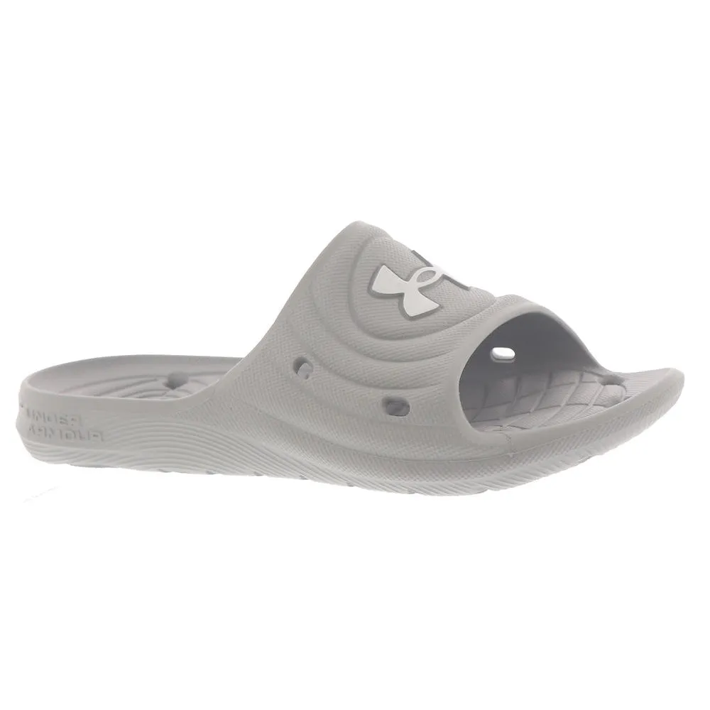 Boys' UA Locker IV Slides 3023787 Matte Thermoregulating Fabric