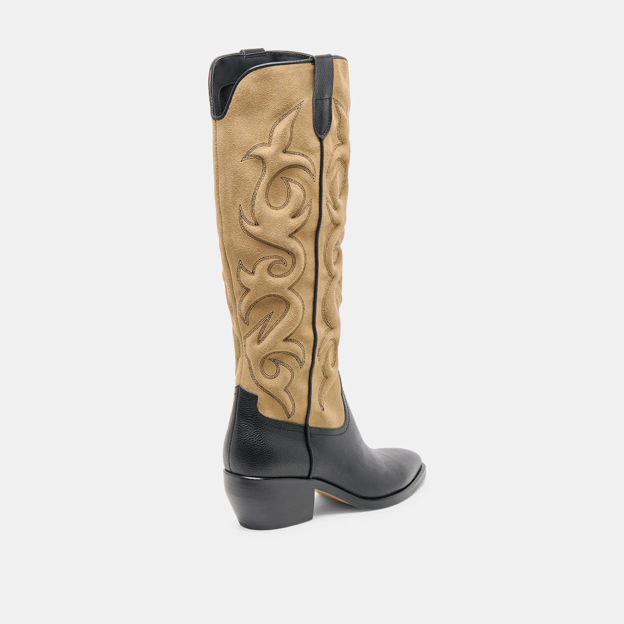 comfort feature MIRLA BOOTS BLACK MULTI LEATHER