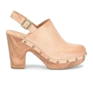Comfort Solutions Flexible Construction Kork-Ease Darby Heeled Clog (Women) - Natural (Nude)