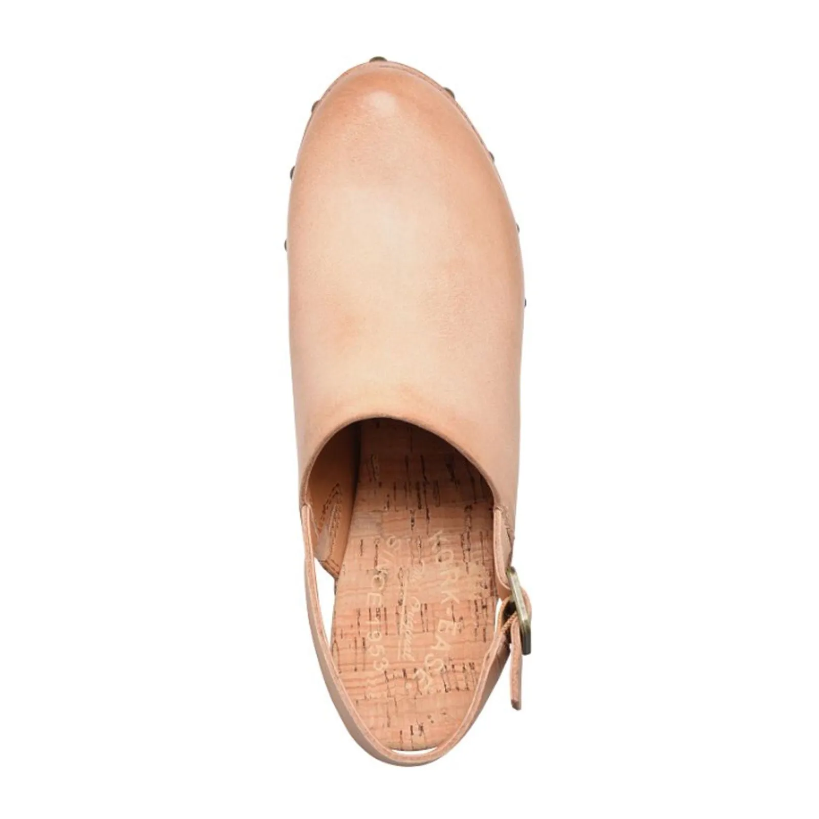 Kork-Ease Darby Heeled Clog (Women) - Natural (Nude) Slip-On Relaxation Trail Compatible