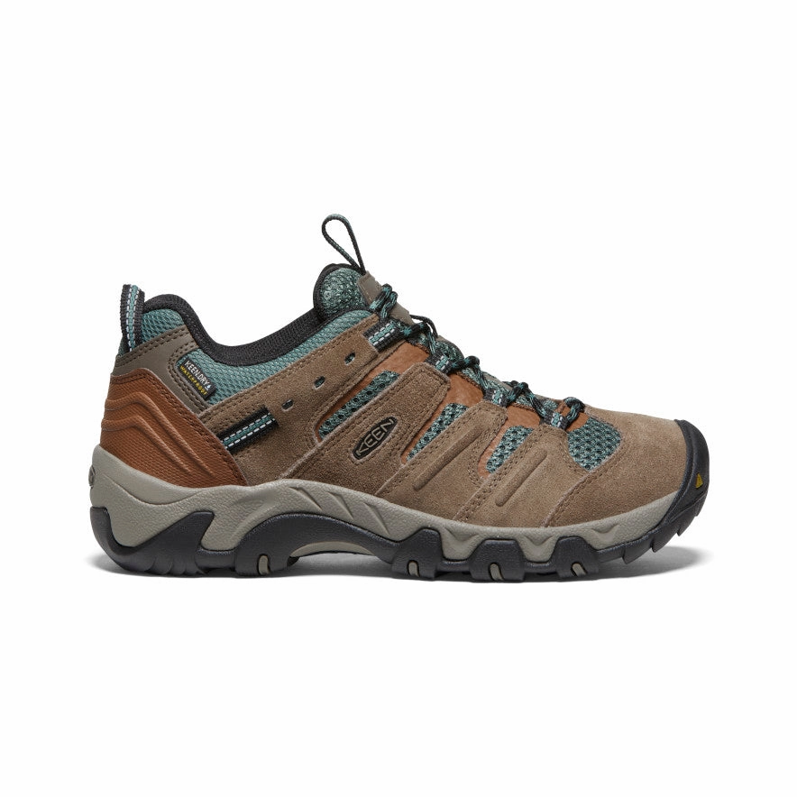 Breathable flair Women's Headout Waterproof Hiking Shoe  |  Shitake/Dark Forest