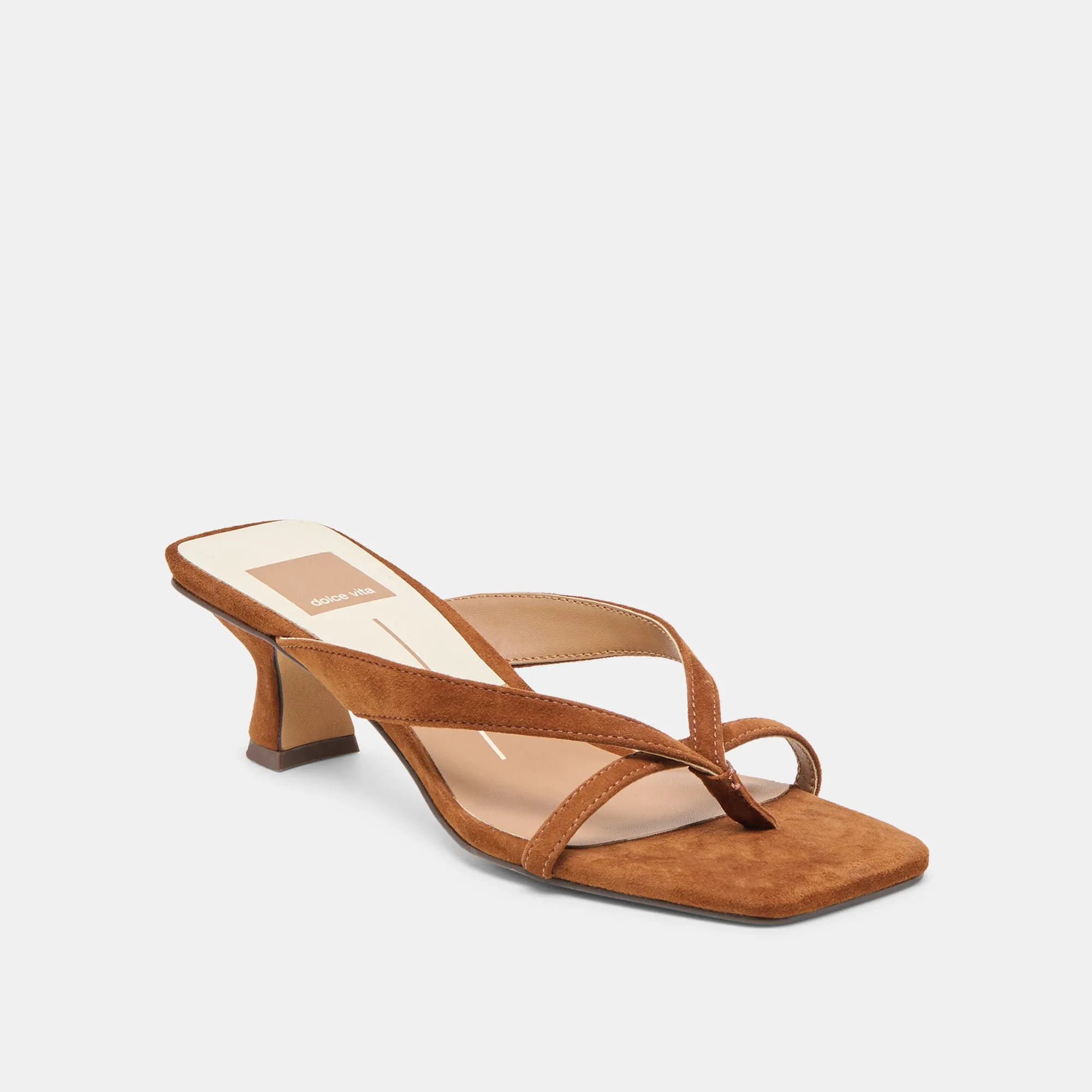 BREVEL HEELS DK BROWN SUEDE Rockered Profile triathletes' endurance