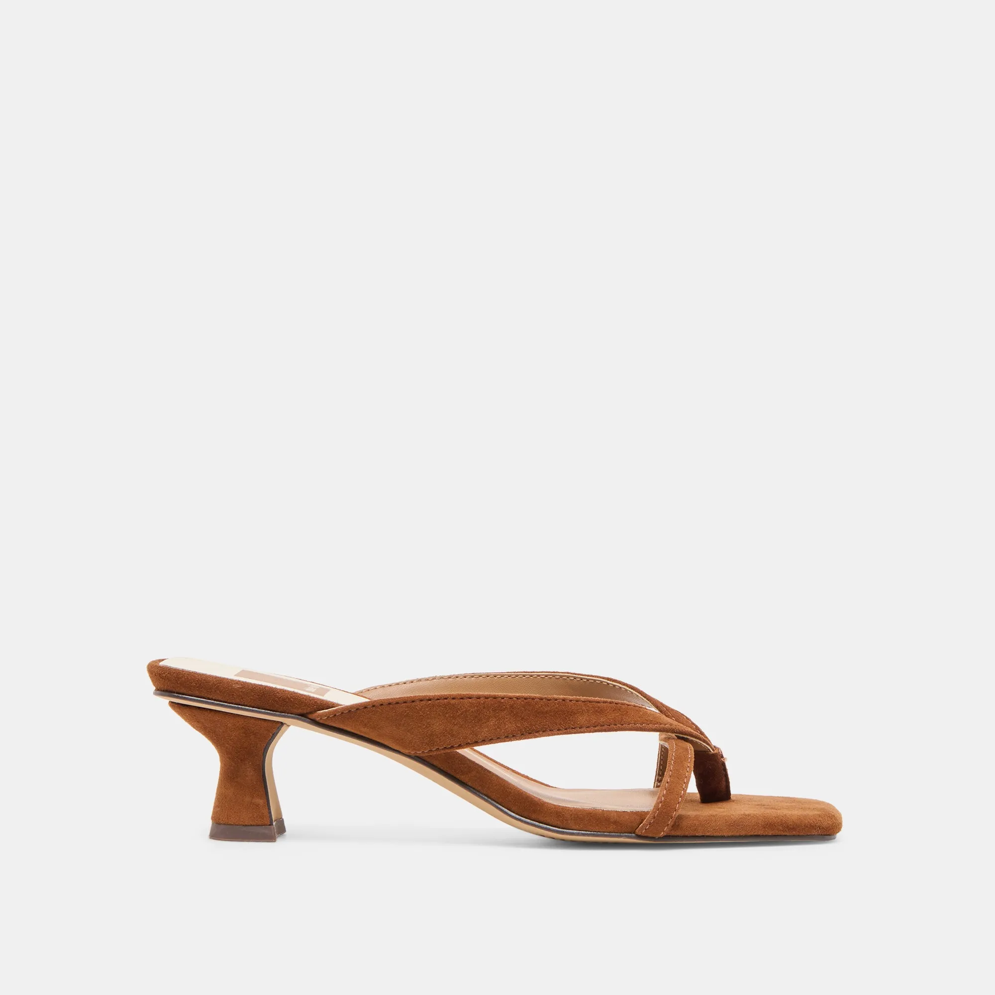 BREVEL HEELS DK BROWN SUEDE Odor Resistant Material