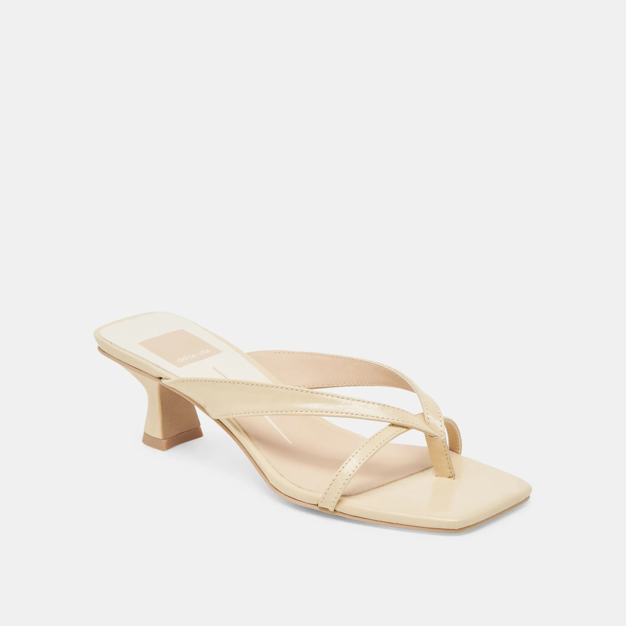 Medium most work BREVEL HEELS LIGHT YELLOW LEATHER