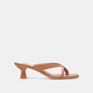 BREVEL WIDE HEELS SADDLE LEATHER mid - top