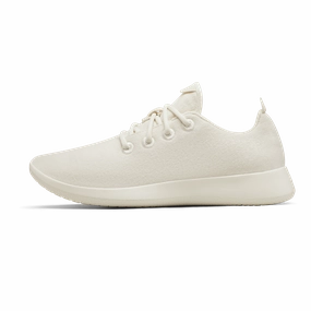 Women's Wool Runner - Natural White (Cream Sole) Recycled Textile