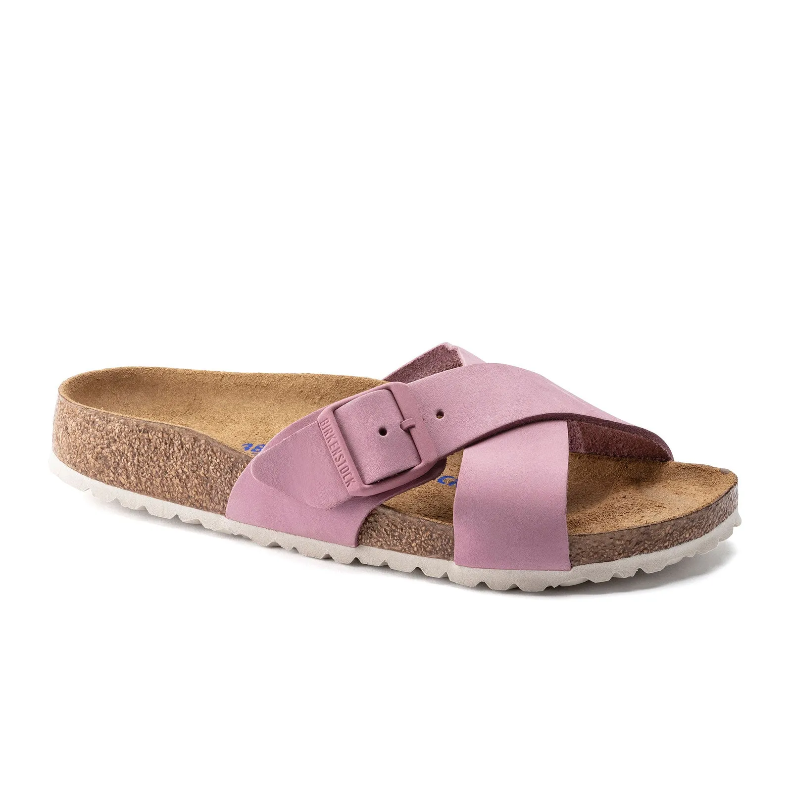 Fast Step Air permeable Birkenstock Siena Soft Footbed Narrow Slide Sandal (Women) - Orchid Nubuck