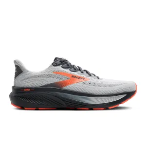 Brooks Ghost 17 Running Shoe (Men) - Oyster Mushroom/Orange/Ebony Mid Rise