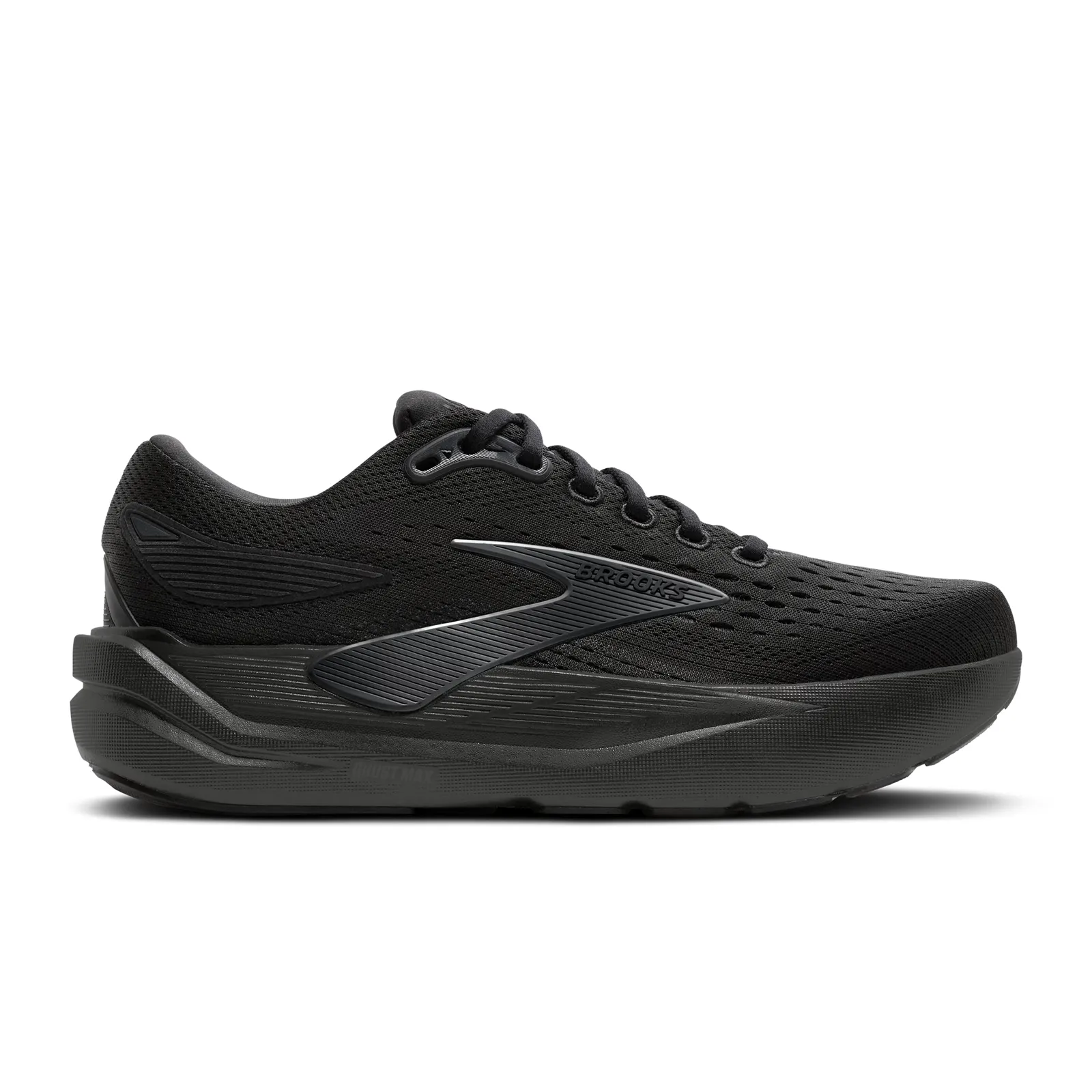 Breath Flow Brooks Ghost Max 3 Running Shoe (Men) - Black/Black/Ebony
