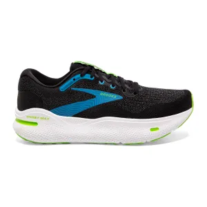 Brooks Ghost Max Running Shoe (Men) - Black/Atomic Blue/Jasmin Eco Material Outdoor Explorer