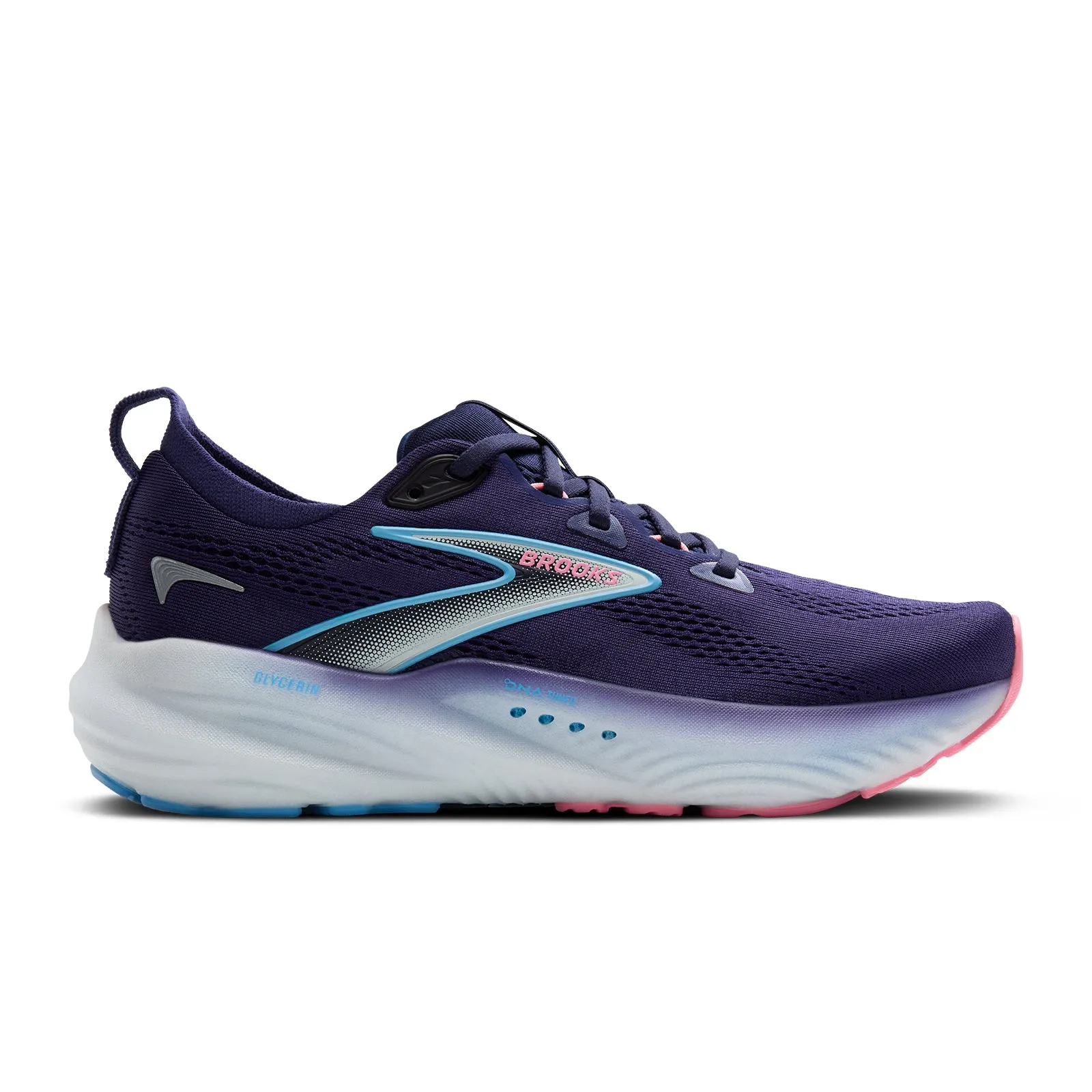 Torsion Control System Brooks Glycerin 22 Running Shoe (Women) - Blue Ribbon/Peacoat/Dianthus