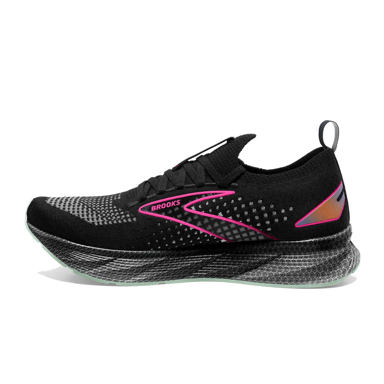 Brooks Levitate StealthFit 6 Running Shoe (Women) - Black/Pink High Traction Urban Commute