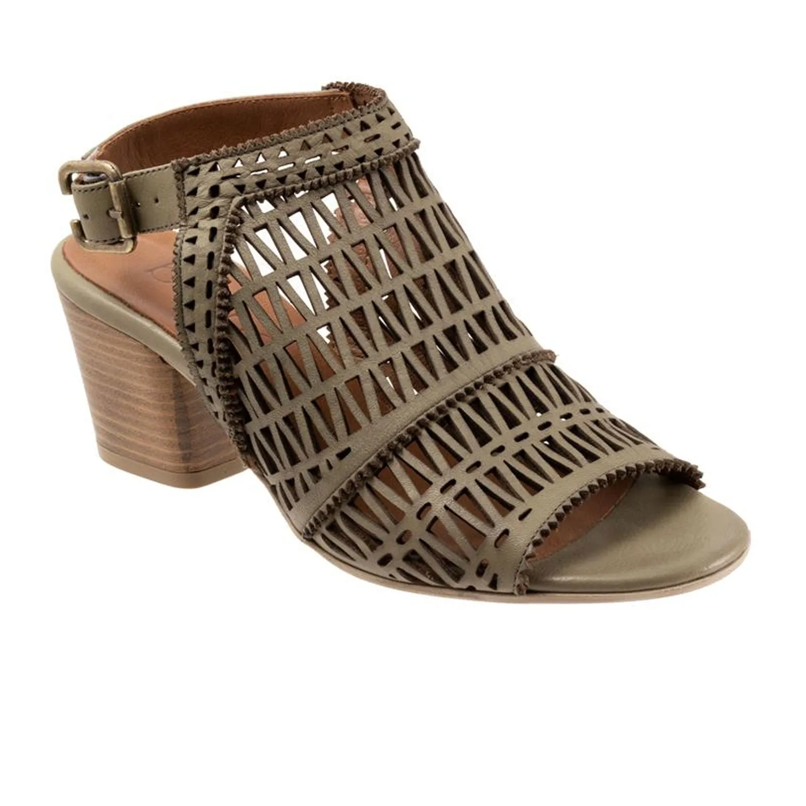 Bueno Candice Heeled Sandal (Women) - Sage Flat Sole