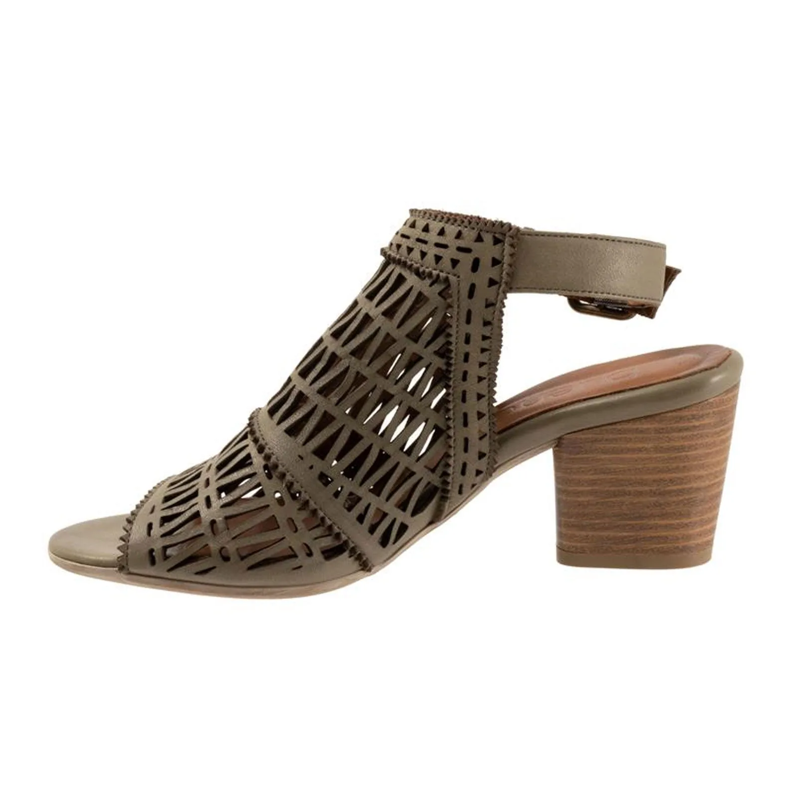 Bueno Candice Heeled Sandal (Women) - Sage medium fit
