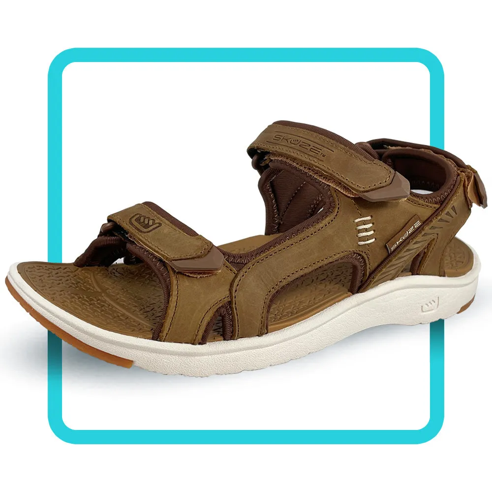 Cabo by Skuze Shoes - Tan & Brown Important Correct
