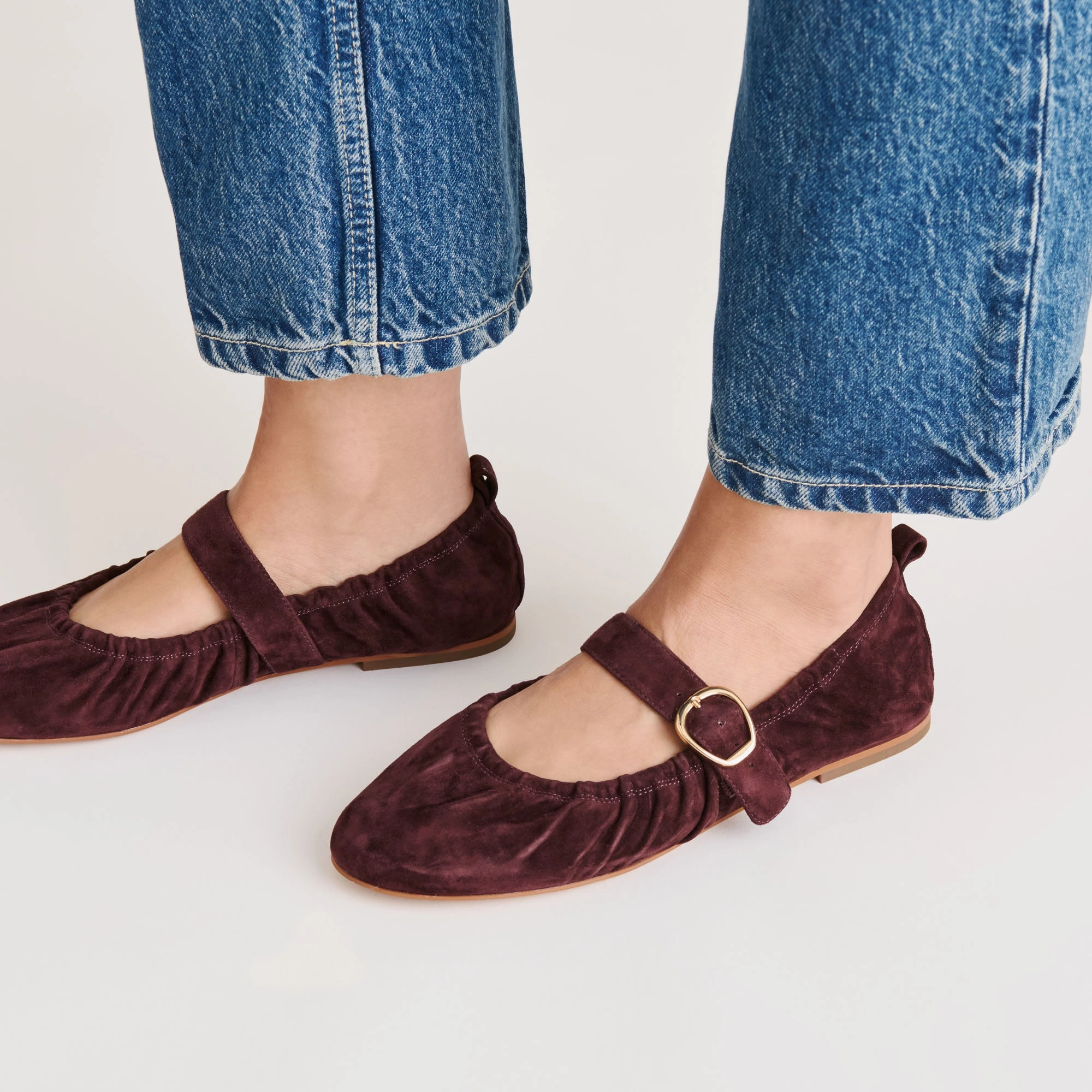 CAELY BALLET FLATS MULBERRY SUEDE Youth Edge Photo Glam