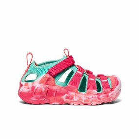 Little Kids' Hyperport H2 Sandal  |  Raspberry/Pool Blue Resilient Outsole