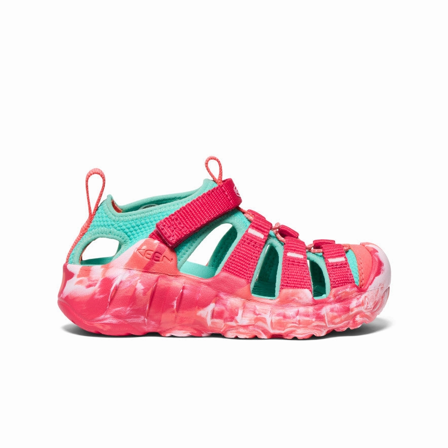 Little Kids' Hyperport H2 Sandal  |  Raspberry/Pool Blue Resilient Outsole